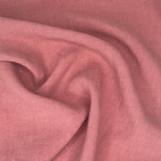 1/2 Yard REAL LINEN - Antique Wash Finish Linen - Rosewood 54" Wide